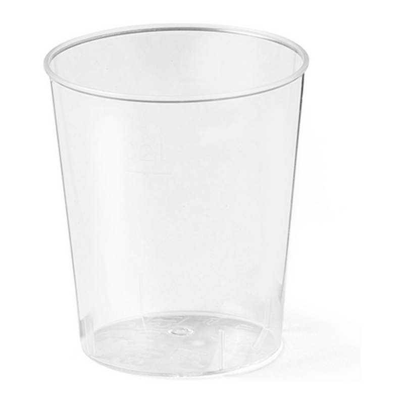 Meisje Klas alliantie Borrelglas/ shotglas 5cl per 50st. (plastic wegwerp-artikel) - Versleijen  Party & Event Support